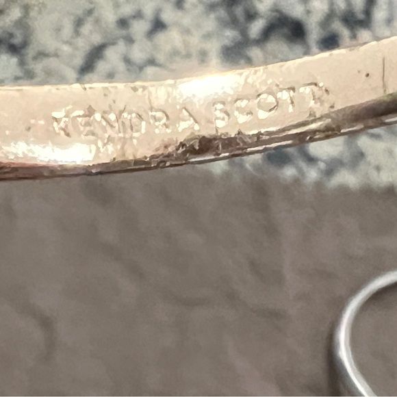 Kendra Scott Gold and Silver Pave Bangle and Necklace Set - Picture 2 of 5